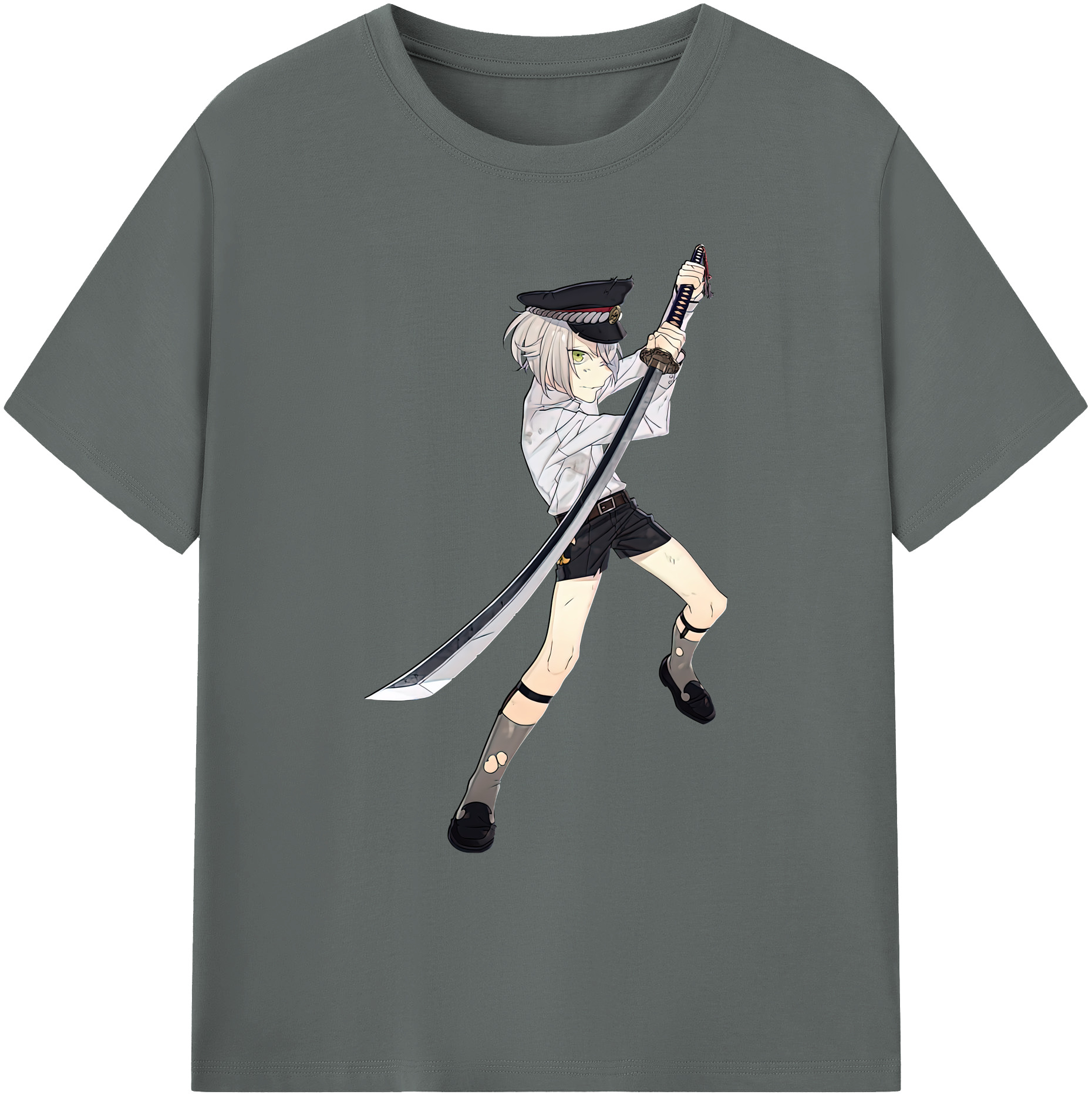 （画像用） 刀剣乱舞 Touken Ranbu 綿100％ メンズ半袖Tシャツ｜肌触りやわらか＆通気性